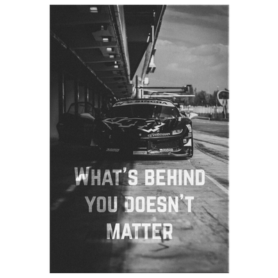 What's behind doesn't matter